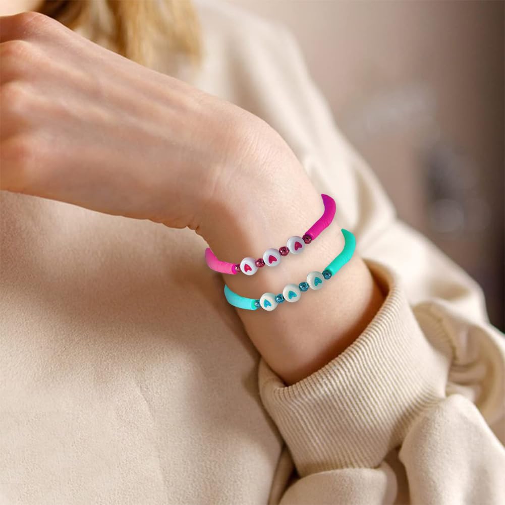 LGWJHCY Liebesarmband Sets im Bohemian, 12 PCS ArmbäNder, Friendship Bracelet Kit, Bunte Freundschafts Armbänder Armband Handmade, Tolles Geschenk füR Fans.