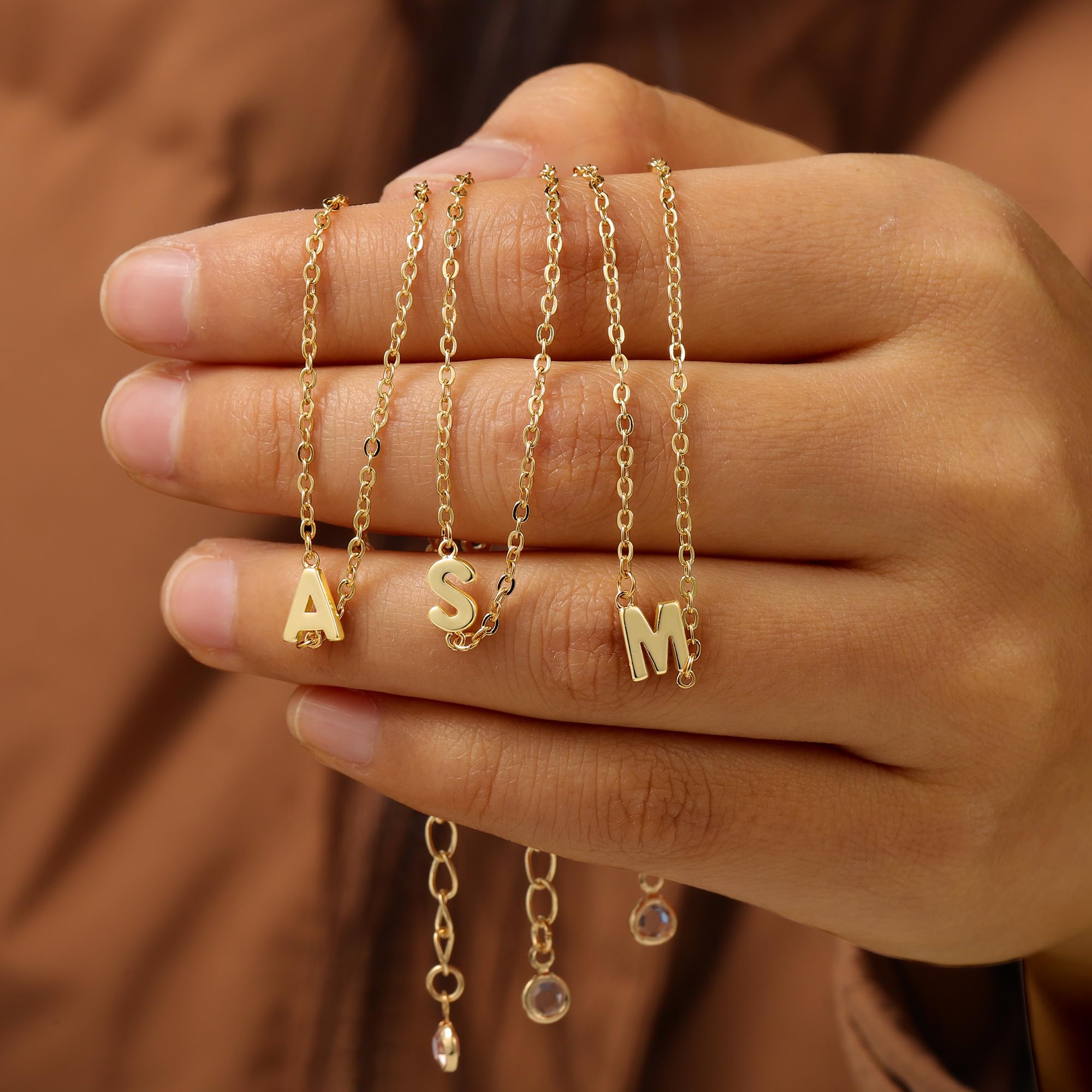 TINGN Armband Damen Gold, 18K Gold Vergoldete Armband Damen Gold Armband mit Buchstaben A Armband Personalisiert Armband Armkette Damen Gold Schmuck Geschenke für Frauen Teenager Mädchen Armband