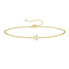TINGN Armband Damen Gold, 18K Gold Vergoldete Armband Damen Gold Armband mit Buchstaben A Armband Personalisiert Armband Armkette Damen Gold Schmuck Geschenke für Frauen Teenager Mädchen Armband