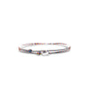 Made by Nami Dünnes Wickel-Armband Herren Damen - Karabiner-Haken Verschluss - Handmade - Maritimer Surfer Schmuck - Stoff-Armband Minimalistisch - 100% Wasserfest & verstellbar (Dark Retro Silber)